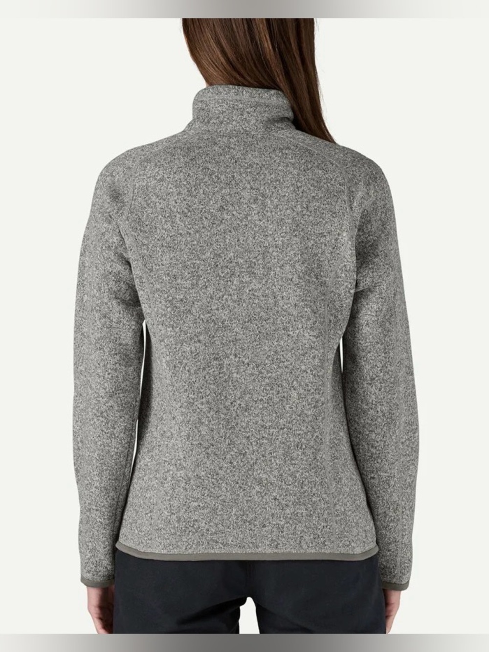 Patagonia Better Sweater 1/4 Zip Fleece Birch White Womens XL - Picture 2 of 9